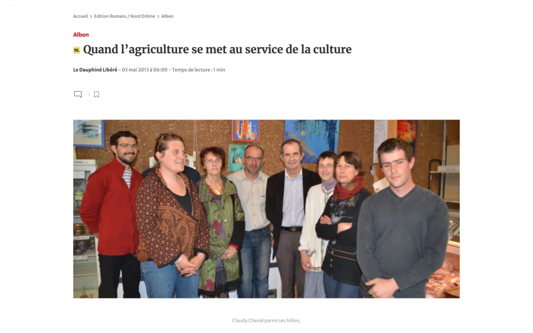Agriculture et culture